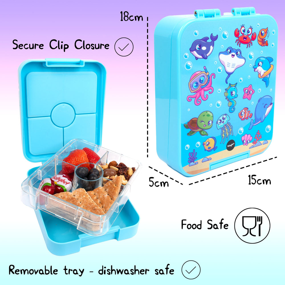 Boite à goûter Animaux Marins "Sea World"