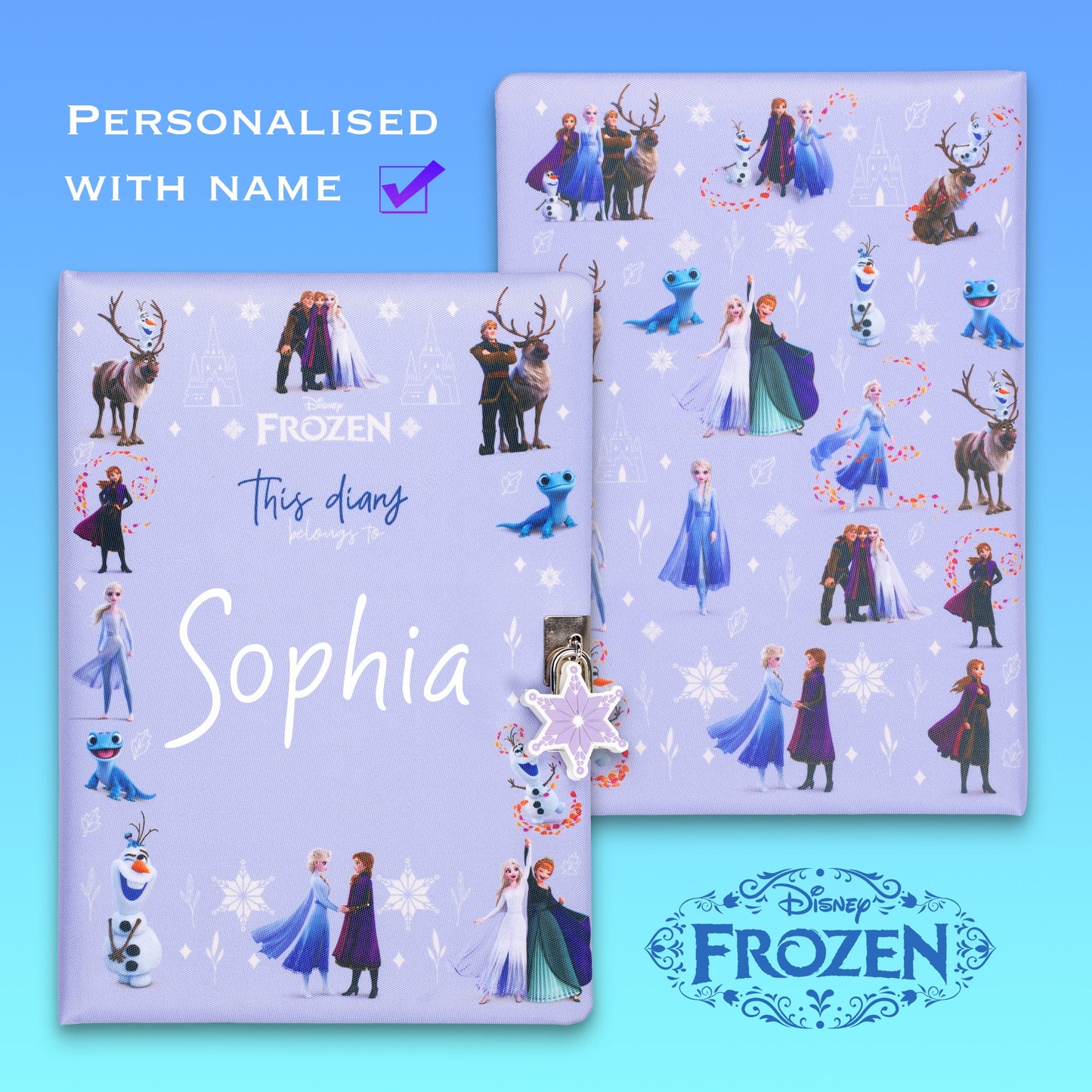 Personalized Secret Diary - Frozen