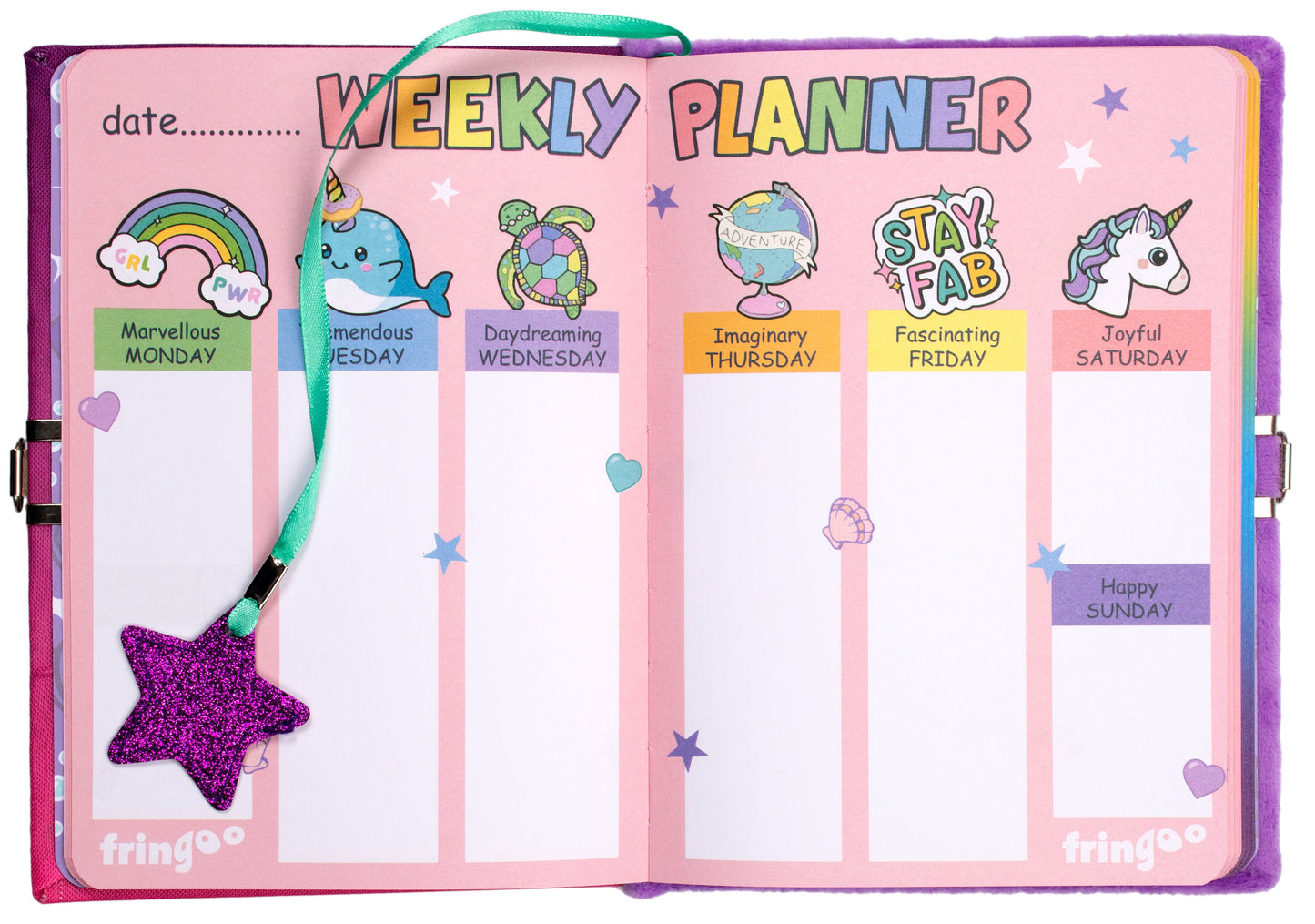 Pailleté Journal secret – licorne