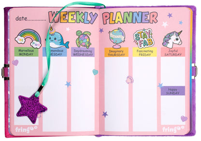 Pailleté Journal secret – licorne