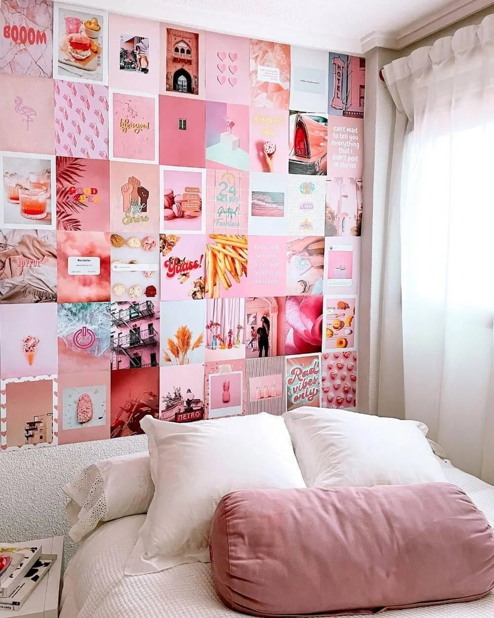 Set of 50 photos - PINK ISLAND