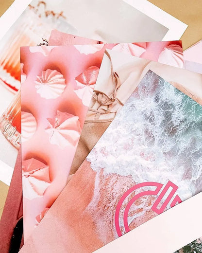 Set of 50 photos - PINK ISLAND
