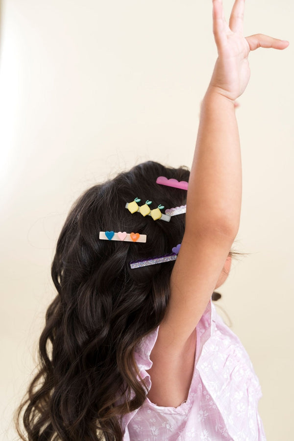 Hair Clips 3-Set Lemon