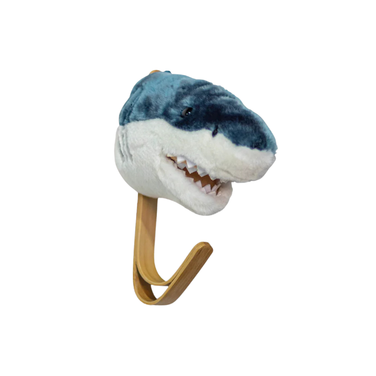Porte-manteau peluche requin