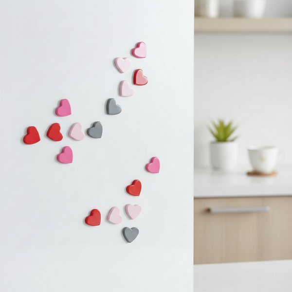 Magnets Cœur 40-Pack Bitten – Objet déco original