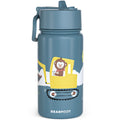 Thermo Kinder Trinkflasche Edelstahl - Bagger