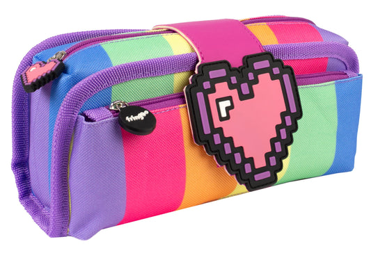 Pixel Heart scolaire Trousse scolaire for enfant