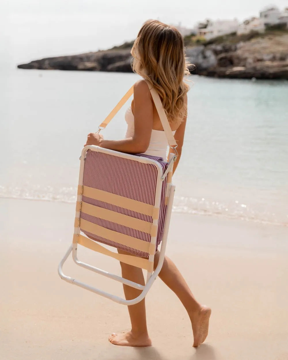 Small Bordeaux beach chair - EDEN