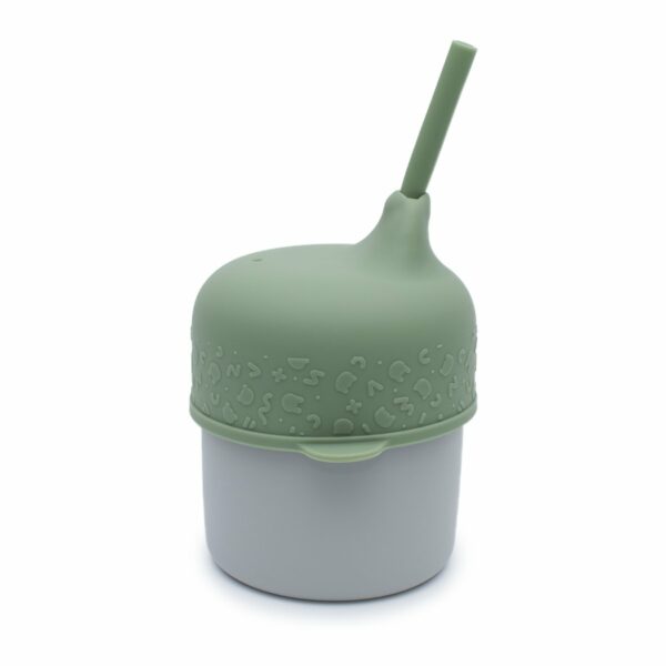 Sage lid and mini straw