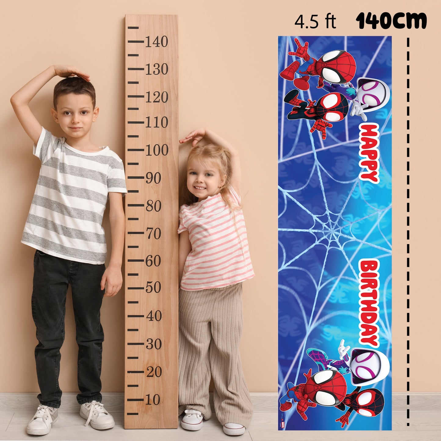 Marvel Spidey Personalized Birthday Banner