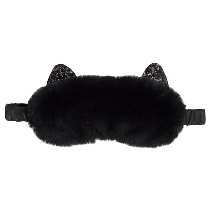 Peluche chat Masque de sommeil – chat noir