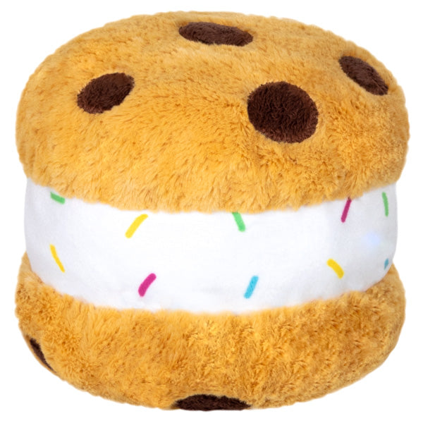 Peluche Snacker Squishable – Sandwich Biscuit Glacé
