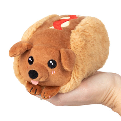 Peluche Snacker Squishable – Teckel Hot-Dog