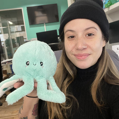 Peluche Snacker Squishable – Pieuvre Menthe