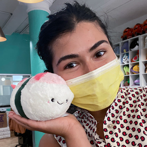 Peluche Snacker Squishable – Sushi Crevette