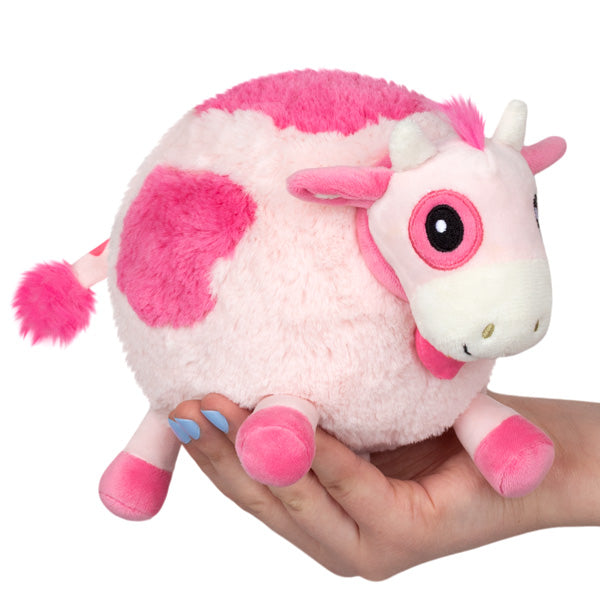 Peluche Snacker Squishable – Vache Fraise