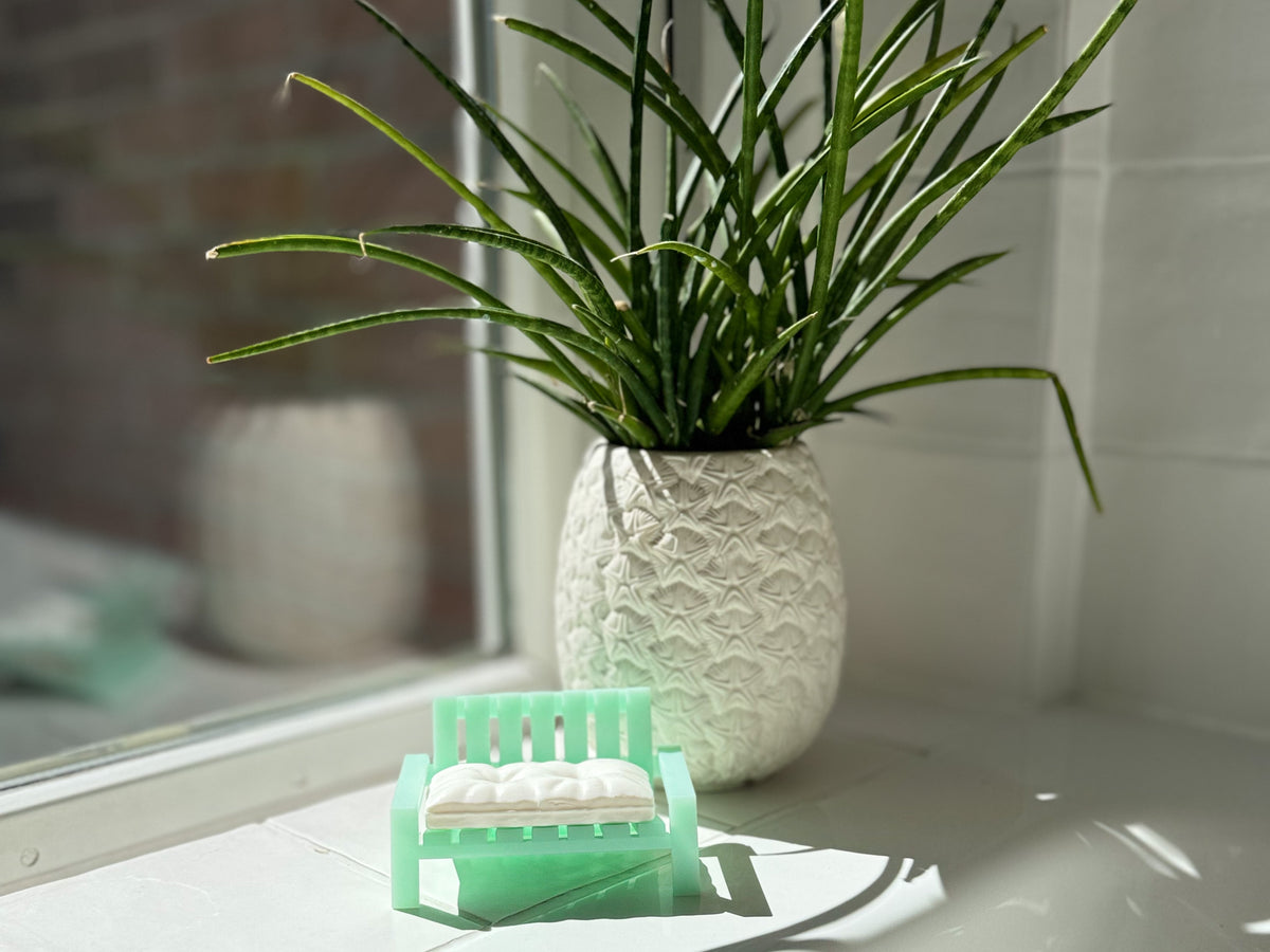 Porte-Savon Banc Soapy Vert