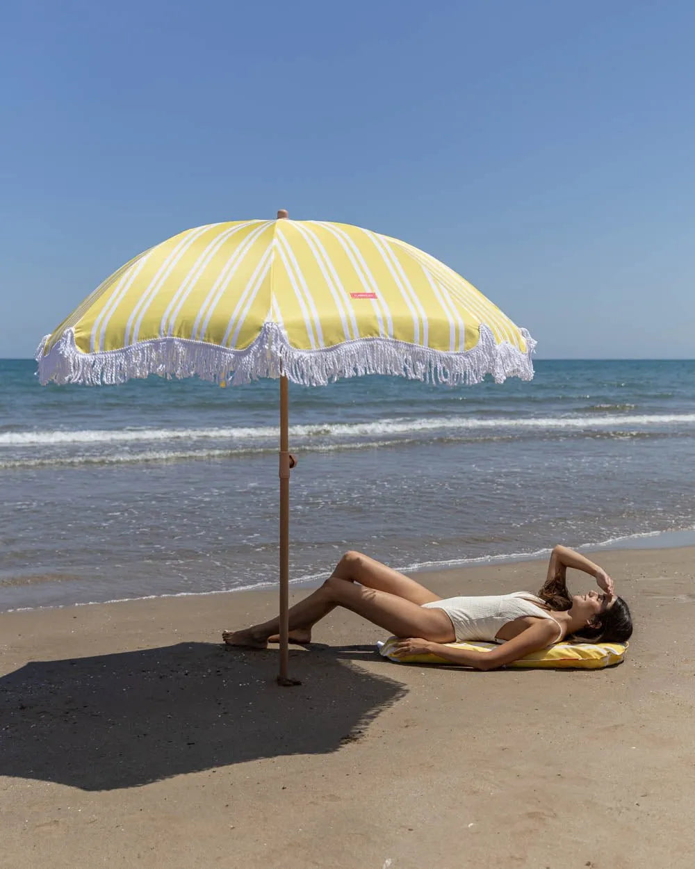 Yellow outdoor parasol - KEIRA
