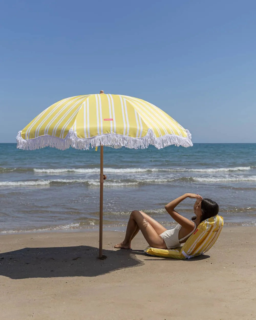 Yellow outdoor parasol - KEIRA