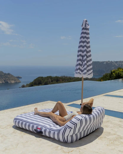 Blue outdoor umbrella - DORIA