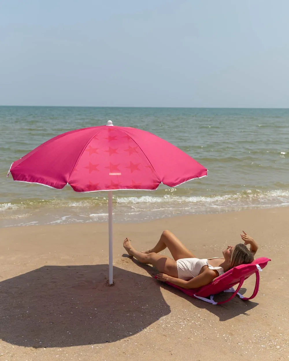 Fuchsia outdoor umbrella - CYNDI