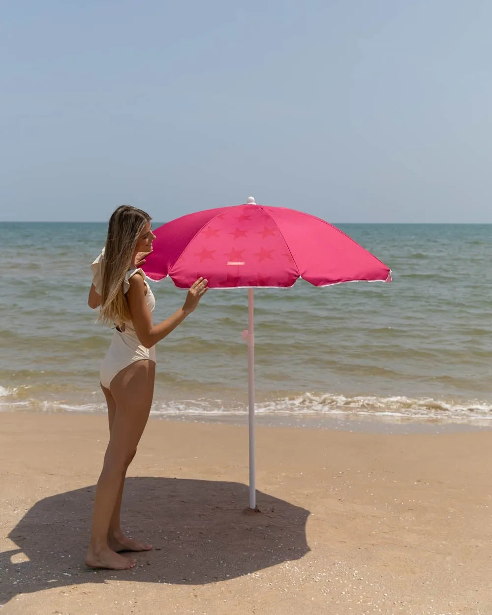 Fuchsia outdoor umbrella - CYNDI