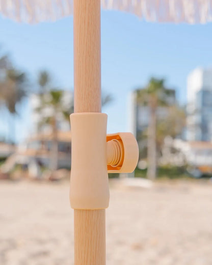 Fine-striped outdoor umbrella - CAPRI