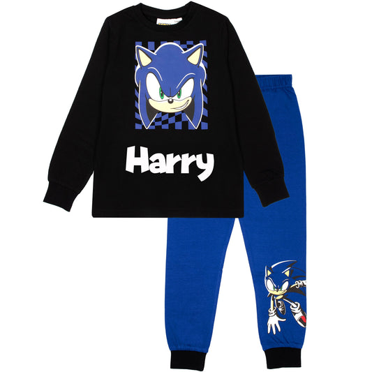 SONIC THE HEDGEHOG Personalised Pyjamas For Kids