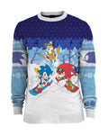 Sonic Christmas Pull Skiing