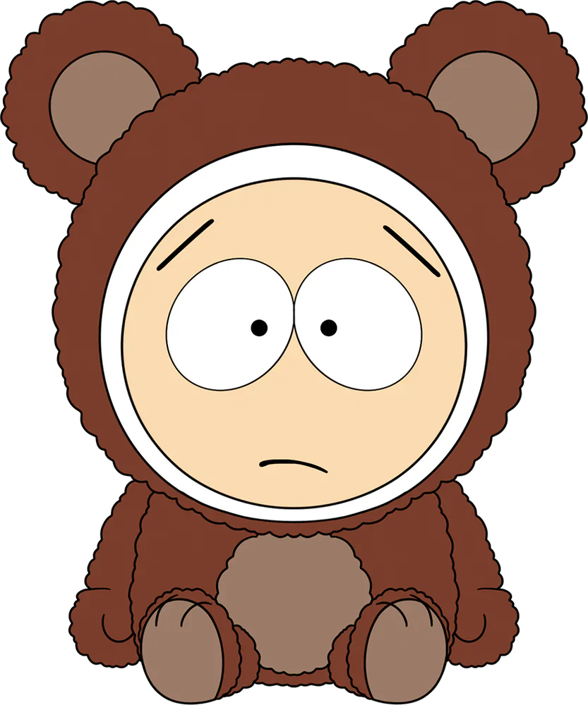 Peluche Butters l'orso 