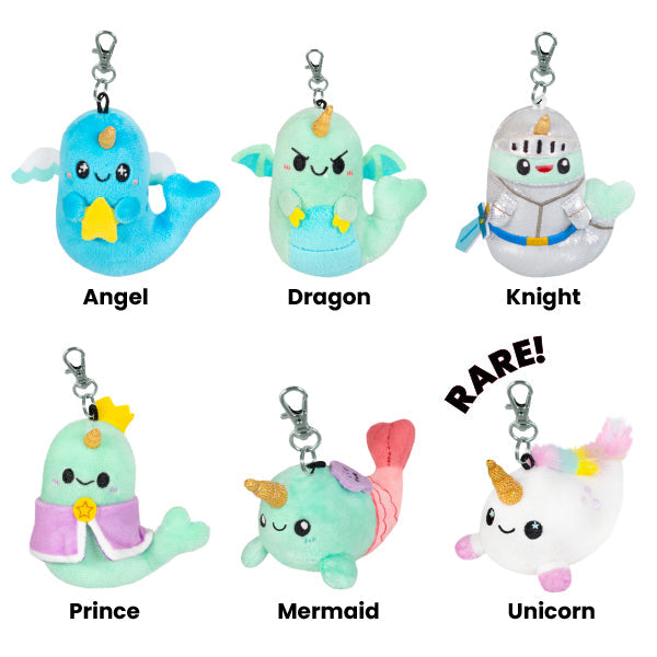Blind Box Squishable – Sparkles le Narval, Série 2 « Mystical »