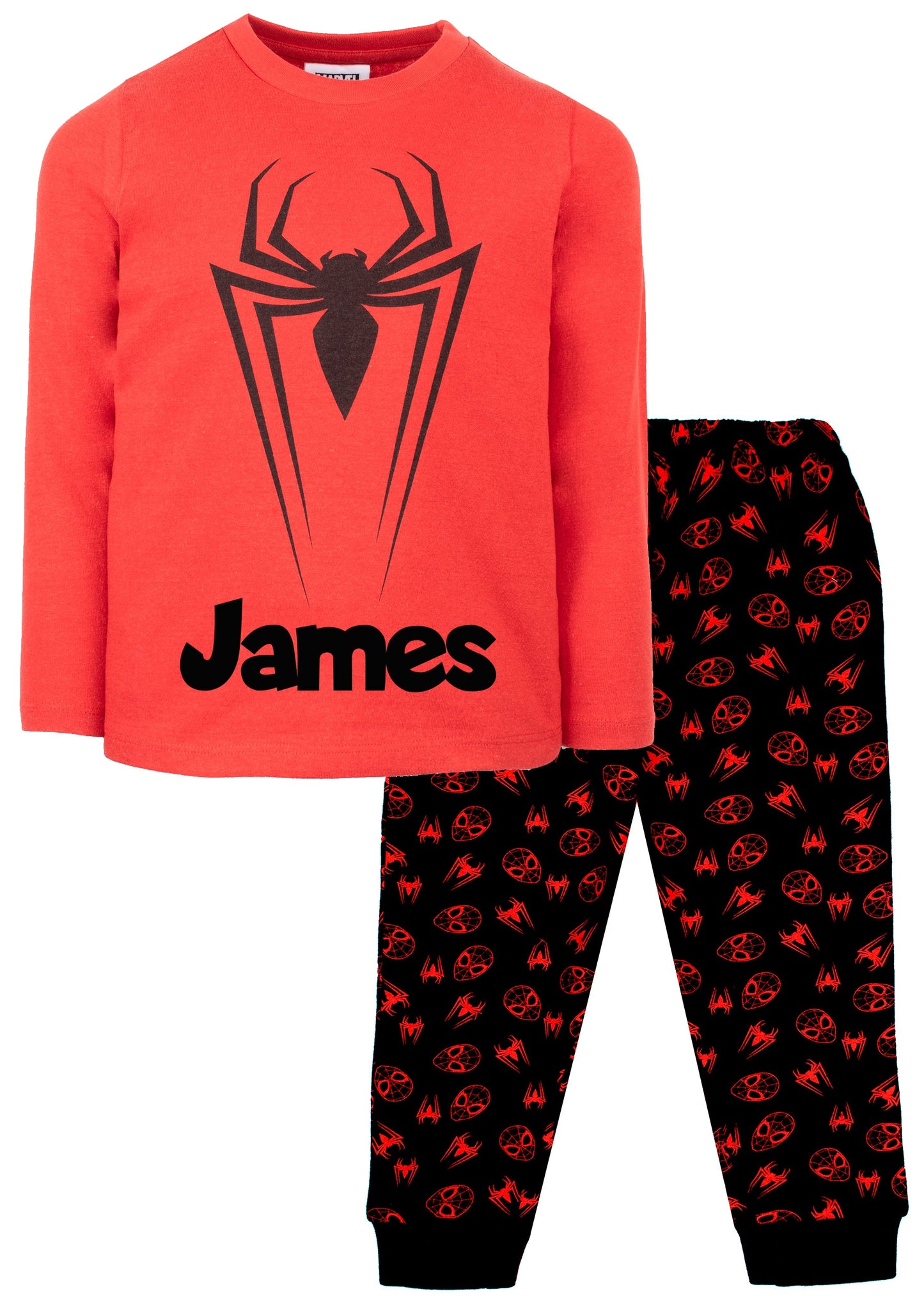 Personalized Spider-Man Pajama Set - Red