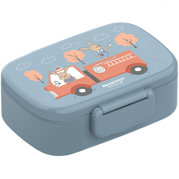 Kids' Lunch Box with Compartments, Lightweight & Leak-Proof - Fire Truck