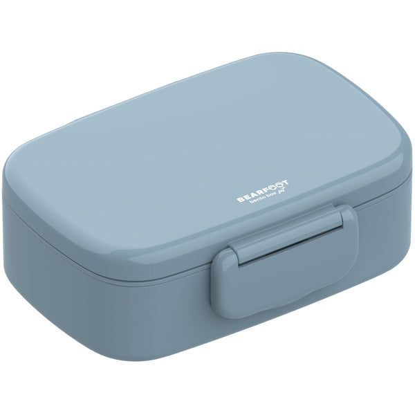 Kids' lunchbox with compartments, lightweight & leak-proof - blue