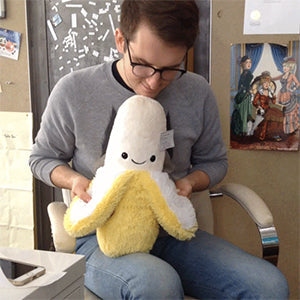 Peluche Comfort Food Squishable – Banane