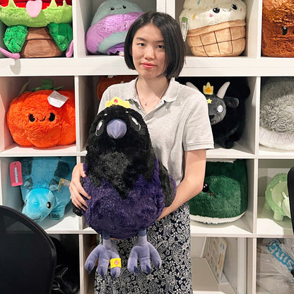 Peluche Squishable – Roi Corbeau