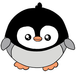 Peluche Mini Squishable – Bébé Pingouin