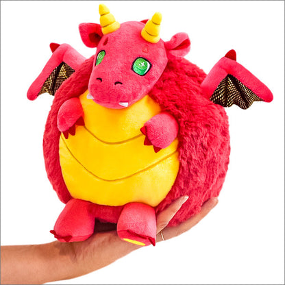 Peluche Mini Squishable – Dragon Rouge