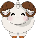 Peluche Standing Rammie (1ft)
