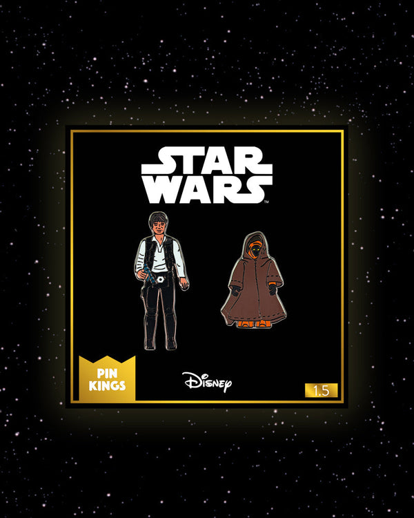 Star Wars Pin Set Set 1.5 - Han Solo and Jawa