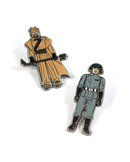 Star Wars Pin Set 1.6 - Tusken Raider and Imperial Death Star Technician