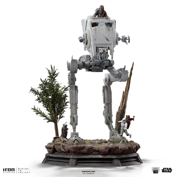 AT-ST and Chewbacca Statue - Star Wars - Demi Art Scale 1/20