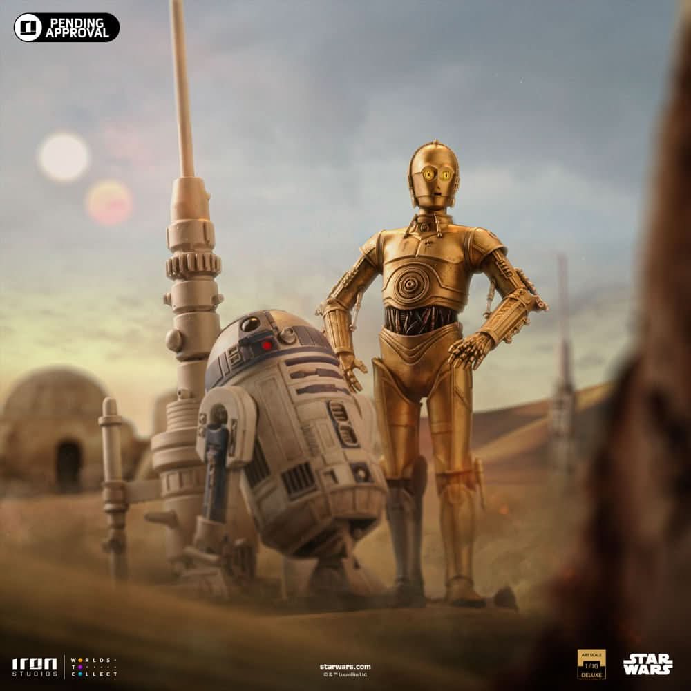 C-3PO and R2-D2 Statue - Star Wars - Art Scale 1/10