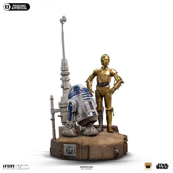 C-3PO and R2-D2 Statue - Star Wars - Art Scale 1/10