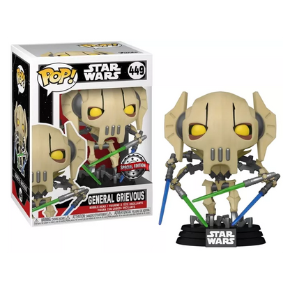 Pop! Général Grievous avec Sabres Laser