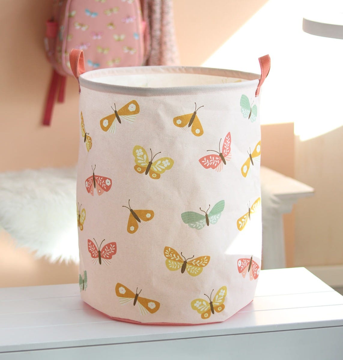 Panier de rangement - Papillons