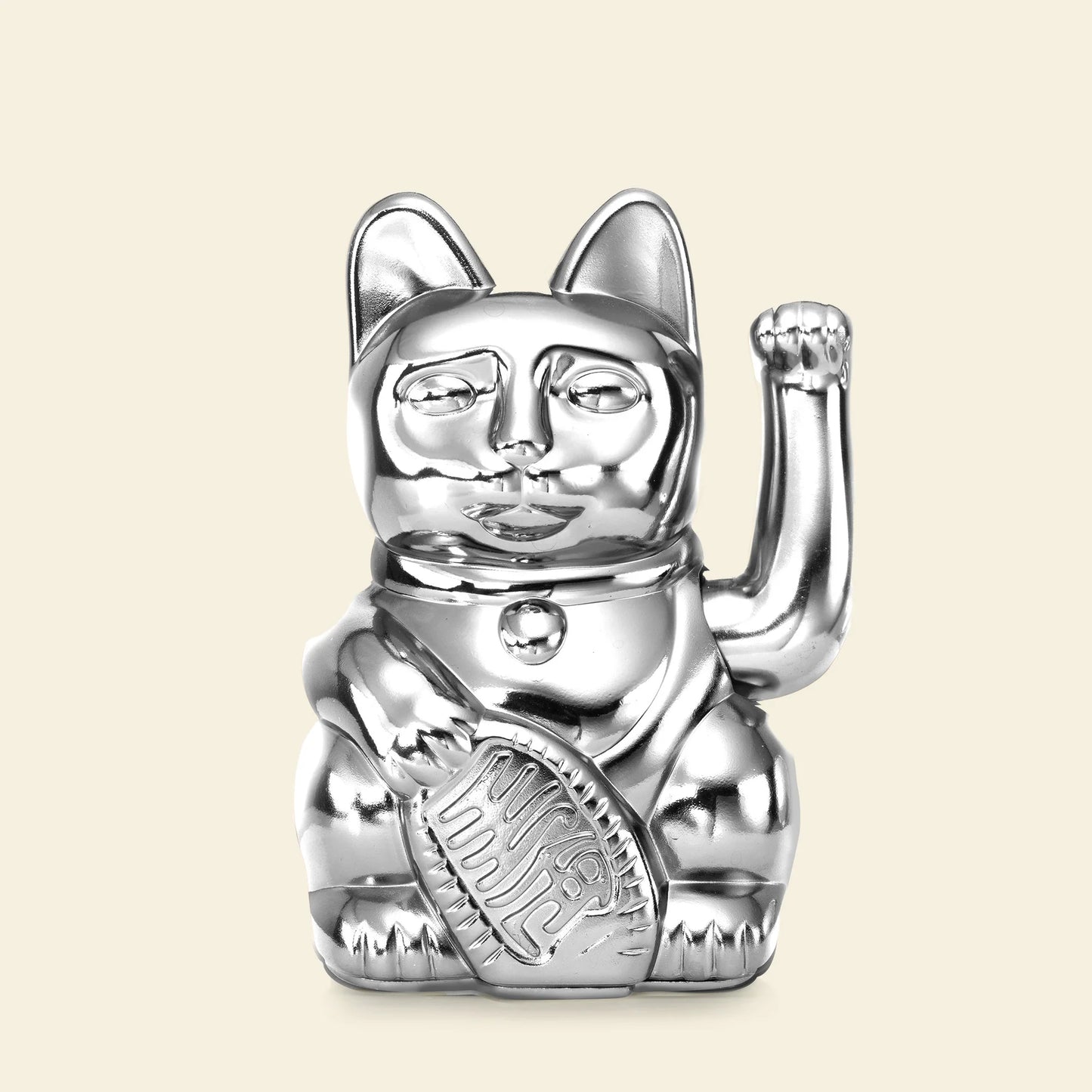 Shiny Silver Lucky Cat - Cosmic Edition “Nova”