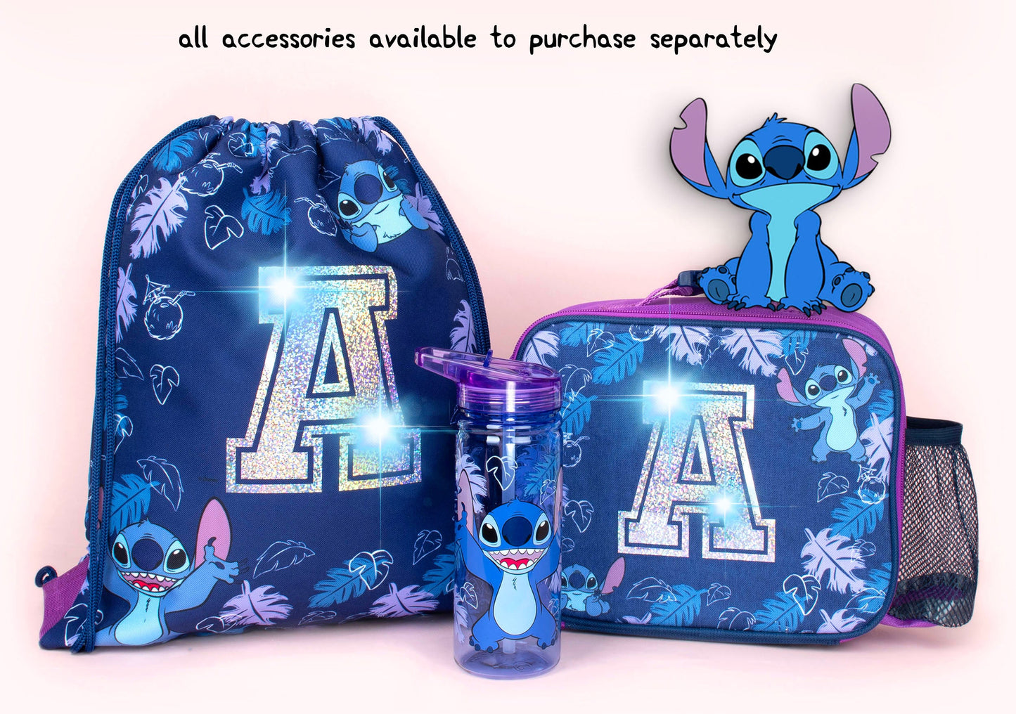 Personalized Drawstring Bags - Stitch