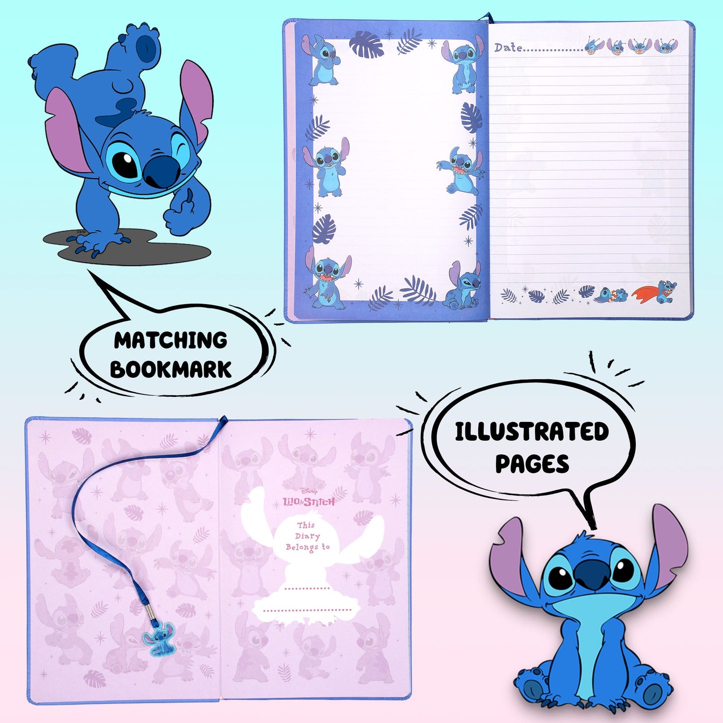 Personalized Notebook - Stitch
