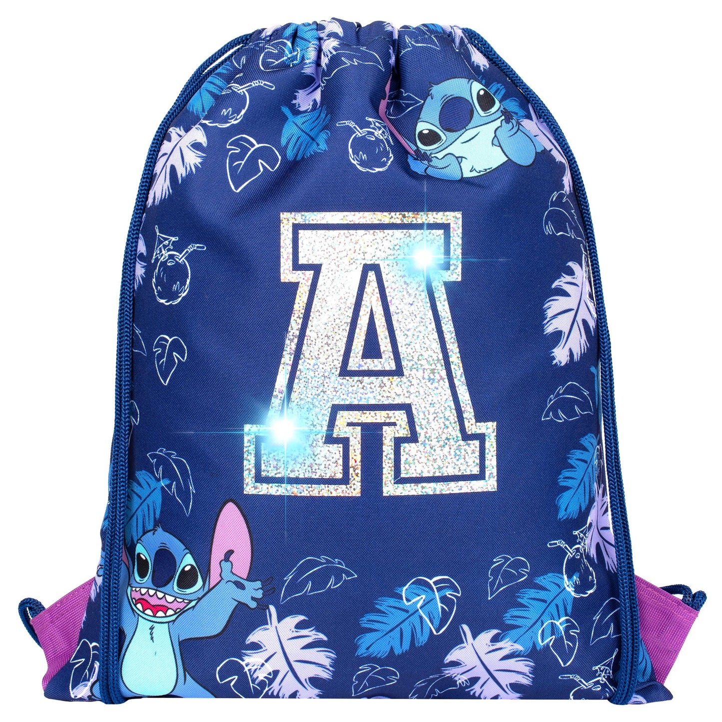 Personalized Drawstring Bags - Stitch